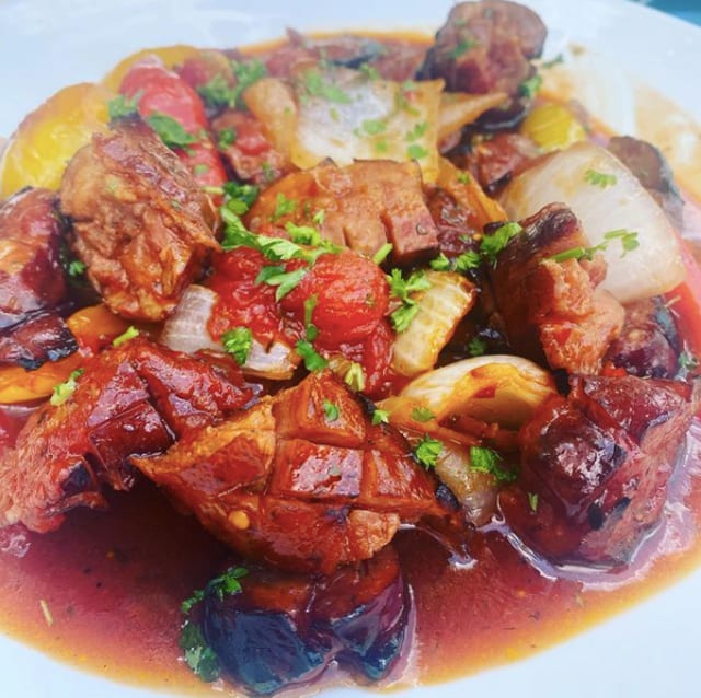 Kielbasa & Peppers.